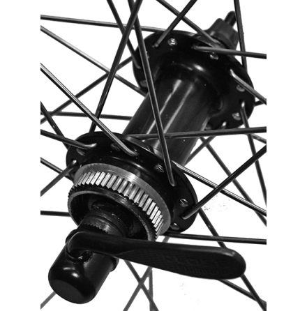 Framhjul 28&quot; (622) skivbroms silver
