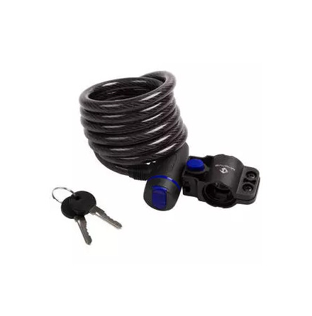 Spiralkabells 1800 mm med fste M-Wave