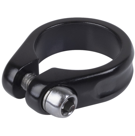 Sadelklmma fast 28,6 mm svart