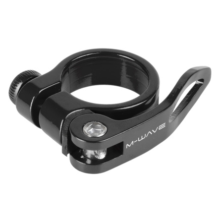 Sadelklmma svart 34,9 mm snabbkoppling M-Wave